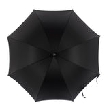Blond Maple Umbrella with Black Twill fabric