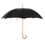Blond Maple Umbrella with Black Twill fabric