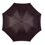 Smooth Leather Polka Dot Umbrella