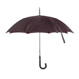 Smooth Leather Polka Dot Umbrella