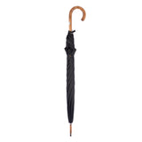 Blond Maple Umbrella with Black Twill fabric