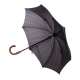 Tartan Polished Chestnut Storm Umbrella