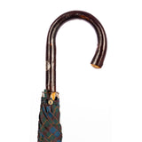 Tartan Natural Chestnut Solid Stick Umbrella
